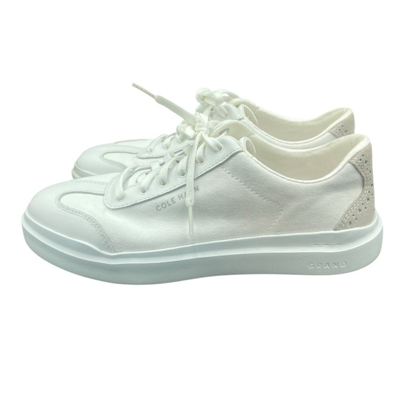 Cole Haan Classic White Lace-Up Grand Pro Rally Sneakers Women’s 8.5 B - Picture 3 of 7